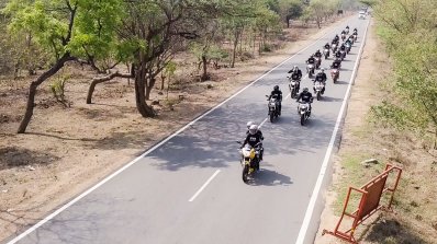 TVS Apache Owner's Group South Chapter formation shot