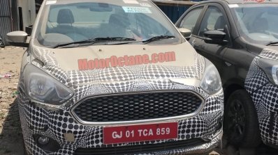 2018 Ford Aspire (facelift) front spy shot