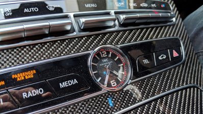 2018 Mercedes-AMG E 63 S review interior analogue clock