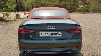 Audi A5 Cabriolet review rear top up