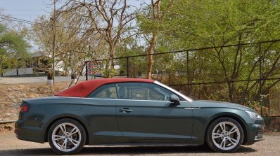Audi A5 Cabriolet review side top up