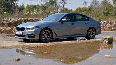 BMW 5-Series 530d review side angle