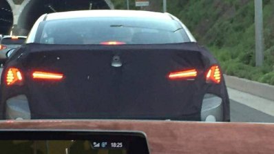 Facelifted Hyundai Elantra (Hyundai Avante) rear spy shot