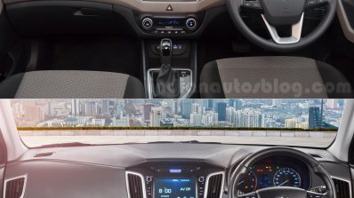 Hyundai Creta old vs new dashboard