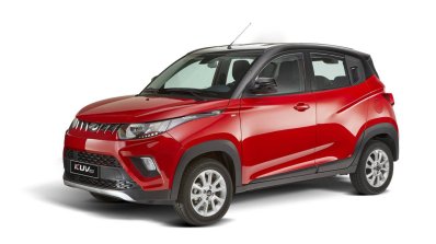 Italian-spec Mahindra KUV100 front three quarters