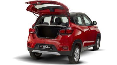 Mahindra KUV100 Italian-spec rear angle boot open