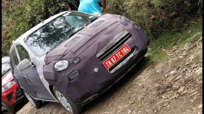 New Hyundai Santro (Hyundai AH2) spy shot front angle