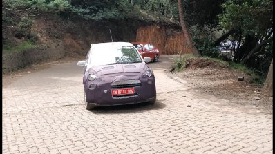 New Hyundai Santro (Hyundai AH2) spy shot front