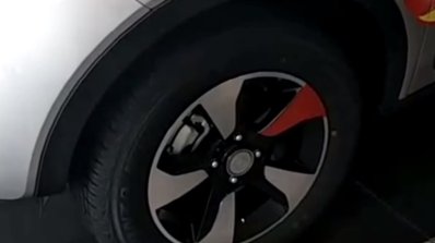 Tata Nexon Delhi Daredevils IPL edition alloy wheel