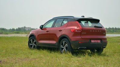Volvo XC40 review left rear three quarters