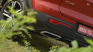 Volvo XC40 review tail pipe