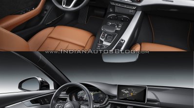 2016 Audi A4 vs 2019 Audi A4 old vs new dashboard