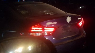 2018 Maruti Ciaz (facelift) rear fascia spy shot