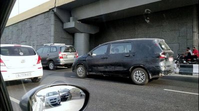 2018 Maruti Ertiga petrol spy shot