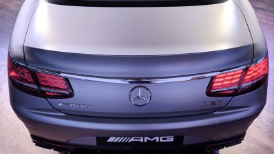 2018 Mercedes-AMG S 63 Coupe rear