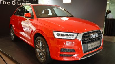 Audi Q3 Design Edition front three quarters