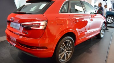 Audi Q3 Design Edition right rear three quarters