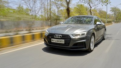 Audi S5 review front action shot