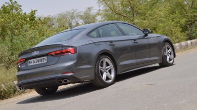 Audi S5 review rear angle view tilt