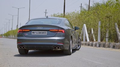 Audi S5 review rear angle view