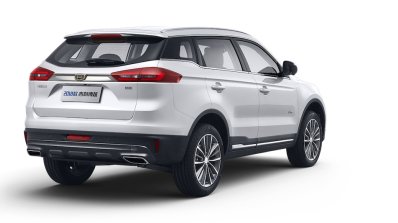 Geely Boyue rear three quarters