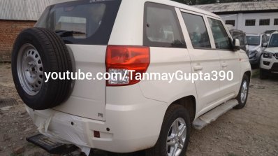 Mahindra TUV300 Plus P8 rear three quarters