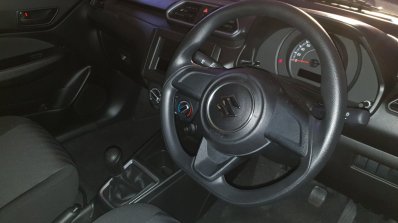 Maruti Dzire with body kit dashboard