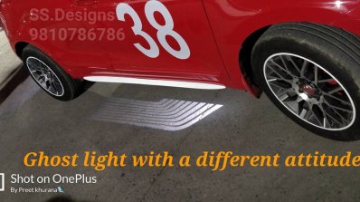 Modified 2018 Maruti Swift under body light