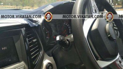 Production Mahindra S201 interior spy shot