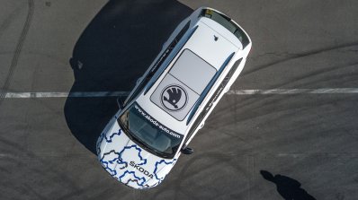 Skoda Kodiaq RS (Skoda Kodiaq vRS) roof aerial view teaser