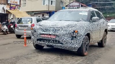 Tata H5X spy shot front three quarters