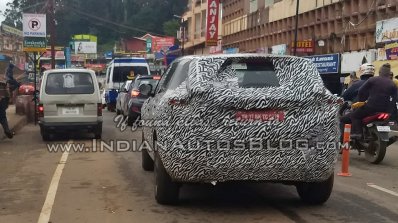 Tata H5X spy shot rear