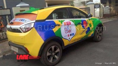 Tata Nexon FIFA World Cup 2018 edition Brazil side angle