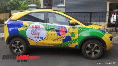 Tata Nexon FIFA World Cup 2018 edition Brazil side