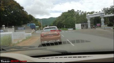 Tata Tigor JTP rear spy shot