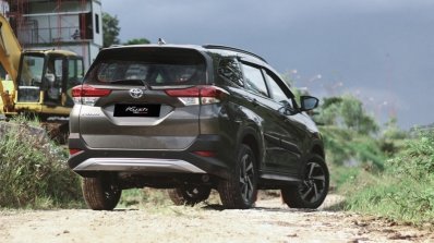 Toyota Rush rear three quarters