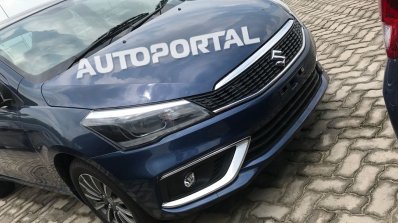2018 Maruti Caiz (facelift) front fascia spy shot clear