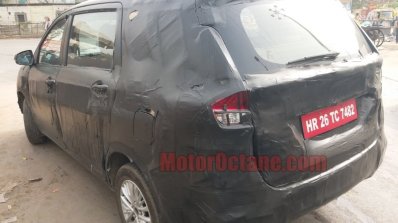 2018 Maruti Ertiga spy shots rear