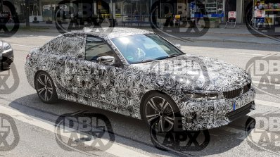 2019 BMW 3 Series front three quarters right side spy shot