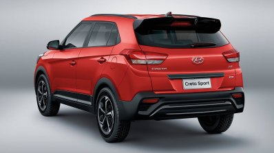 2019 Hyundai Creta Sport rear three quarter launched in Brazil