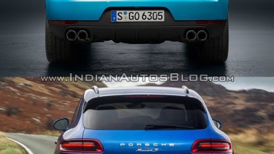 2019 Porsche Macan vs 2014 Porsche Macan rear Old vs New