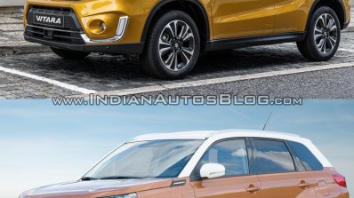 2019 Suzuki Vitara vs. 2015 Suzuki Vitara exterior