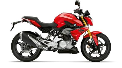 BMW G 310 R 2019 Racing Red right side profile press image