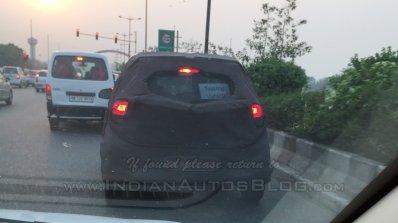 Hyundai AH2 (new Hyundai Santro) spy shot rear