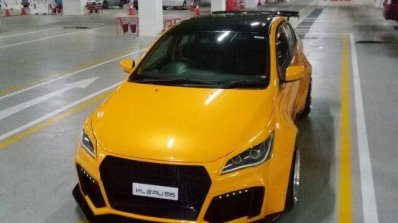 India's first 'slammed' Maruti Ciaz front