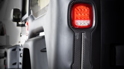 Modified Mahindra Thar by Red-D customs front three quarters