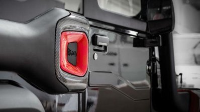 Modified Mahindra Thar by Red-D customs side detail