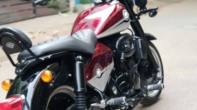 Royal Enfield Classic 350 modified rear profile