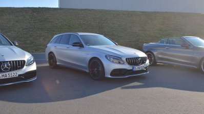 2018 Mercedes-AMG C 63 S Estate (facelift) front three quarters