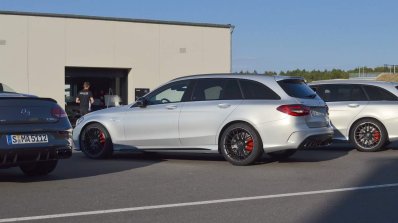 2018 Mercedes-AMG C 63 S Estate (facelift) rear three quarters